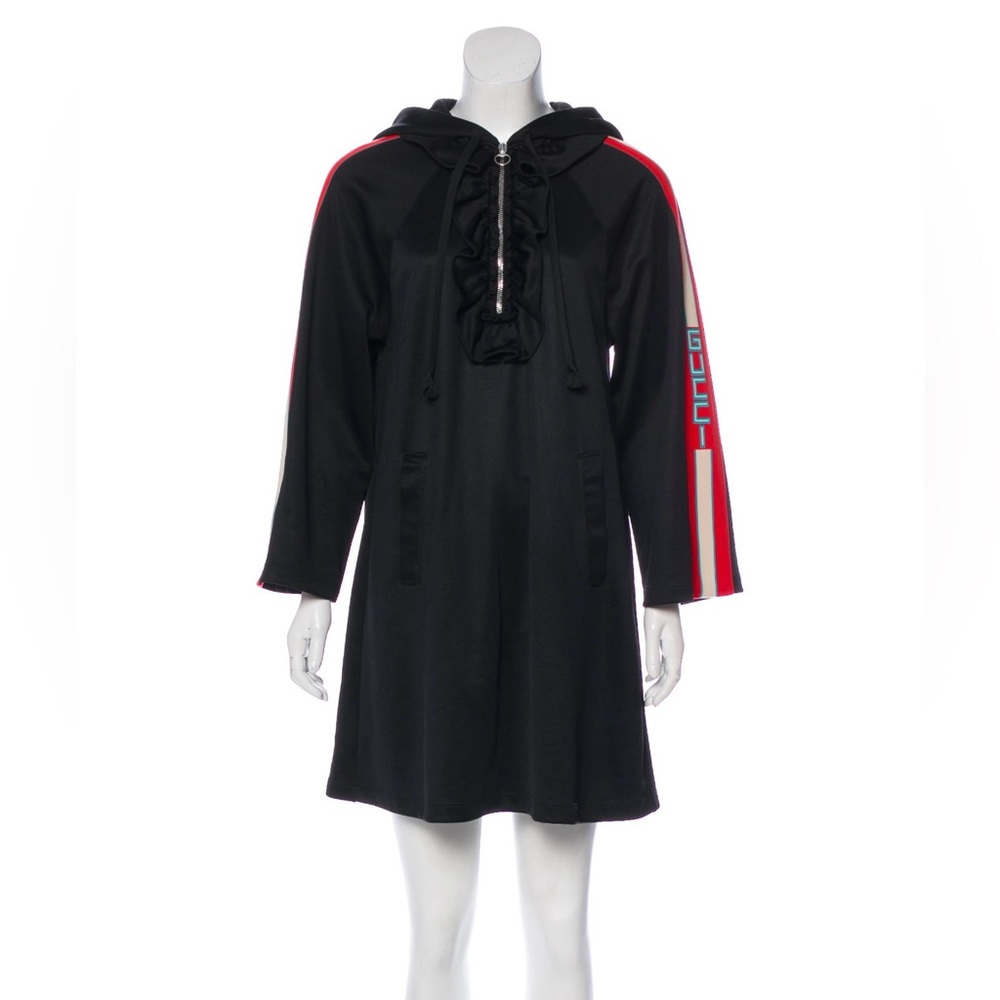 Gucci hooded jersey dress. Size Small